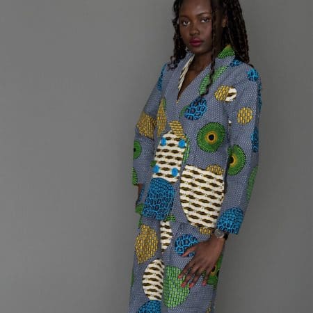 women suit african print