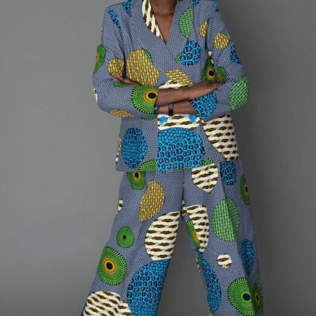 women suit african print