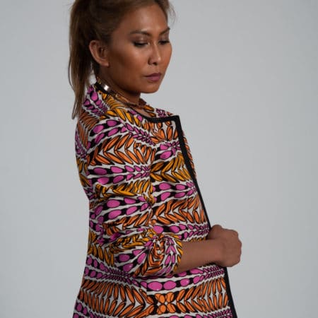 short jacket african print women