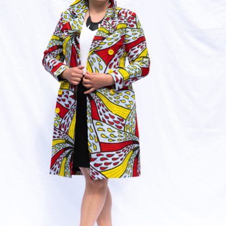 African Print Women Coat