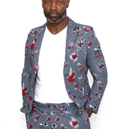 African Print Men Matching Set-Suit