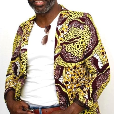 African Print Men Blazer Jacket