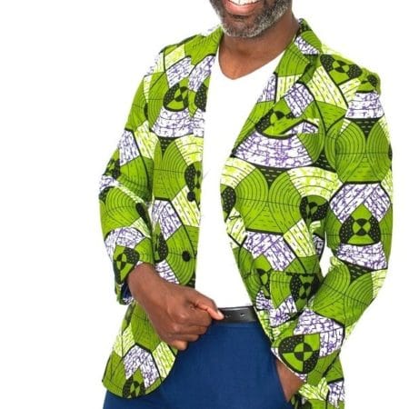 African Print Men Blazer Jacket